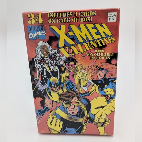 1995 Marvel Comics X-Men Valentines Cards - Picture 2 of 4